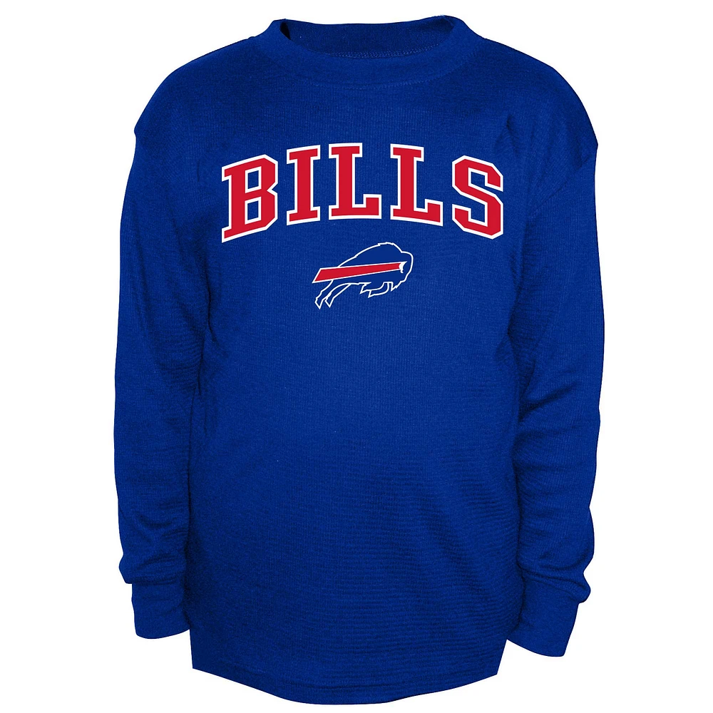 T-shirt thermique à manches longues pour hommes Fanatics Royal Buffalo Bills Big & Tall