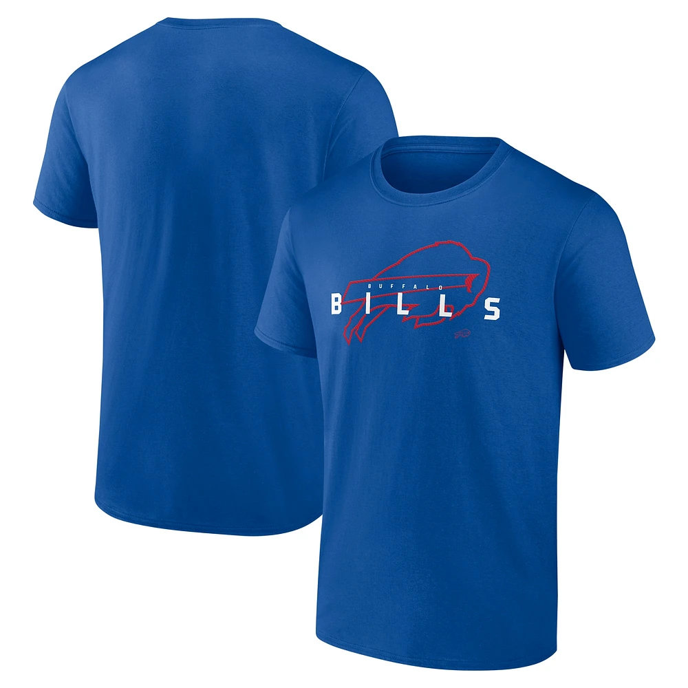 Men's Fanatics Royal Buffalo Bills Coordinate T-Shirt