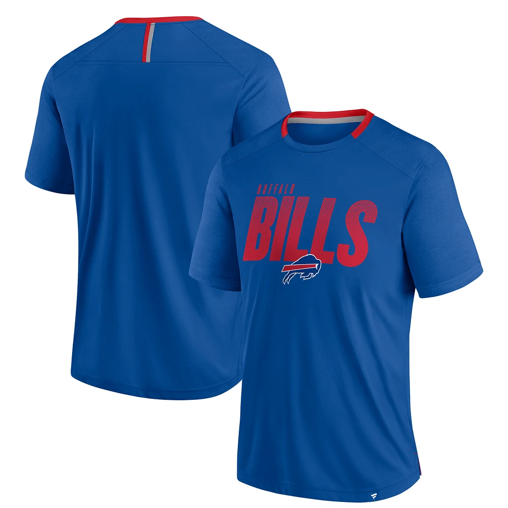 T-shirt Fanatics Royal Buffalo Bills Defender Fade Slant pour homme