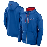 Men's Fanatics Royal Buffalo Bills Defender Full-Zip Hoodie