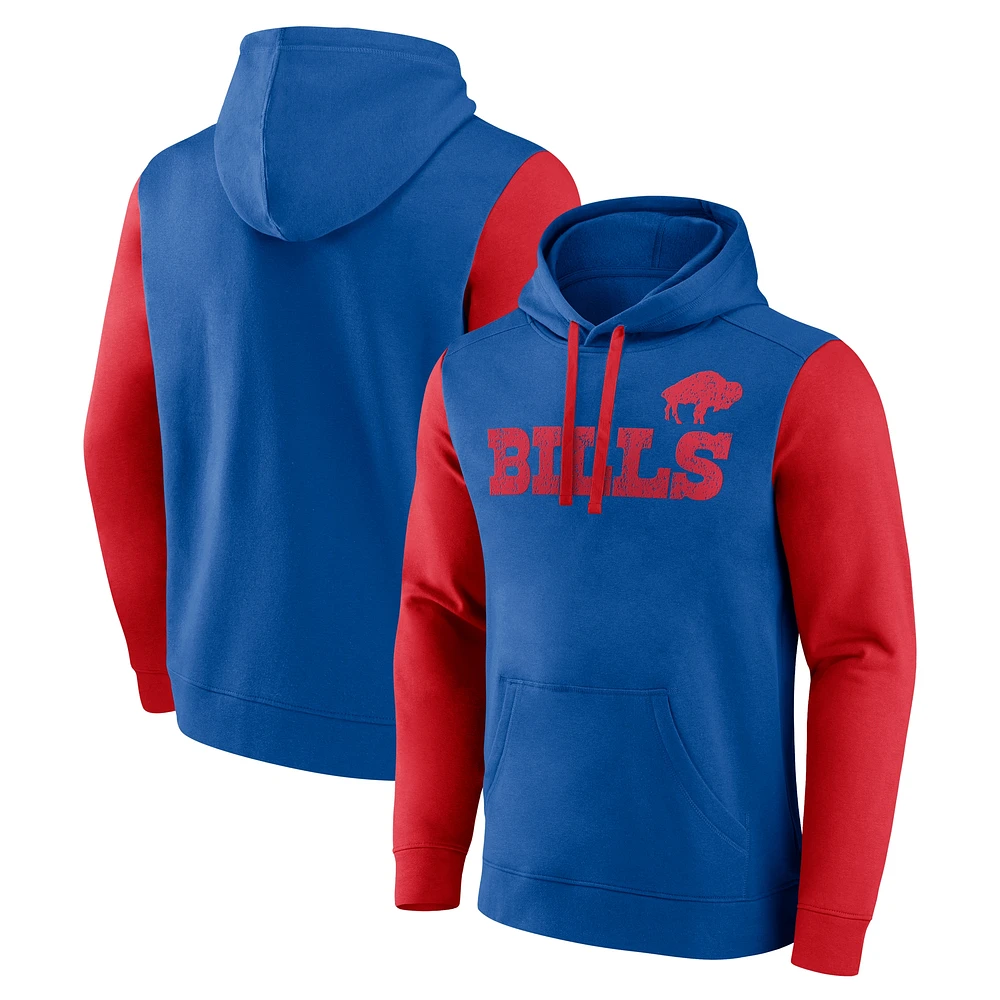 Sweat à capuche en polaire Fanatics Royal Buffalo Bills pour hommes