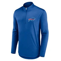 Men's Fanatics Royal Buffalo Bills Quarterback Quarter-Zip Top