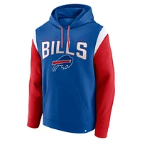 Sweat à capuche Trench Battle pour homme Fanatics Royal Buffalo Bills
