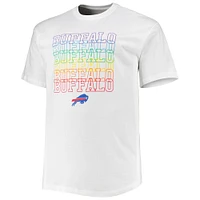 Men's Fanatics White Buffalo Bills Big & Tall City Pride T-Shirt