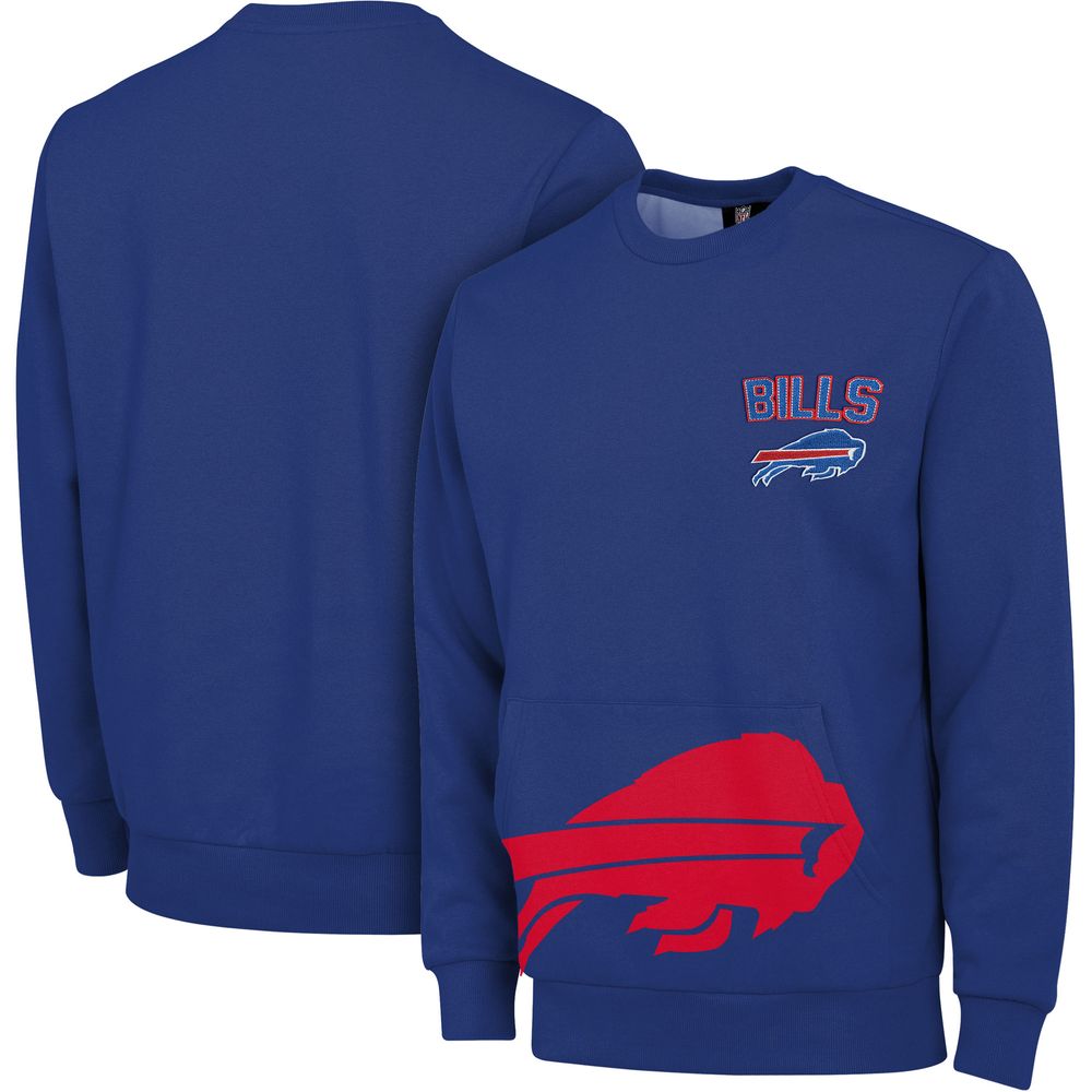 Men's FOCO Royal Buffalo Bills Pocket - Pullover Sweater