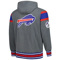 Men's G-III Sports by Carl Banks Royal/Gray Buffalo Bills Extreme Full Back Reversible Hoodie Full-Zip Jacket