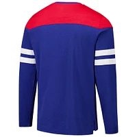 Men's G-III Sports by Carl Banks Royal/Red Buffalo Bills Adaptive Hail Mary Long Sleeve T-Shirt