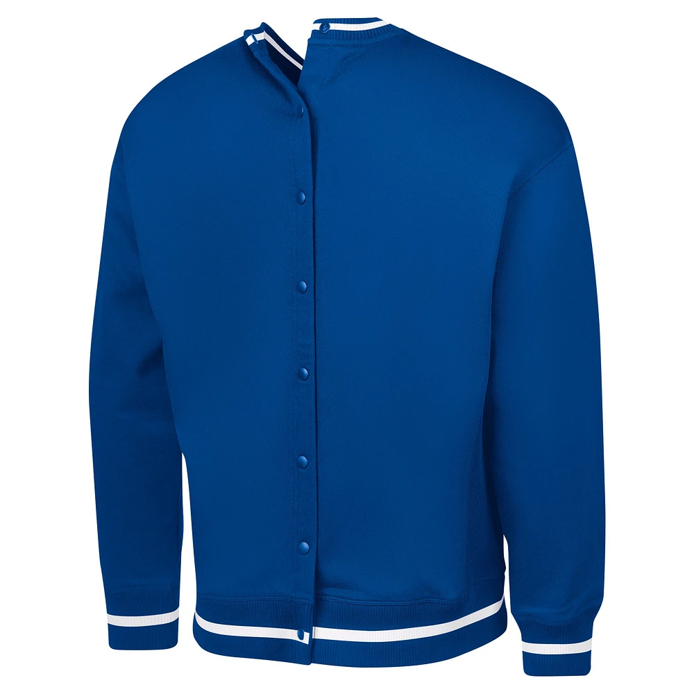 Sweat-shirt en molleton Adaptive Blocker G-III Sports by Carl Banks Royal Buffalo Bills pour homme