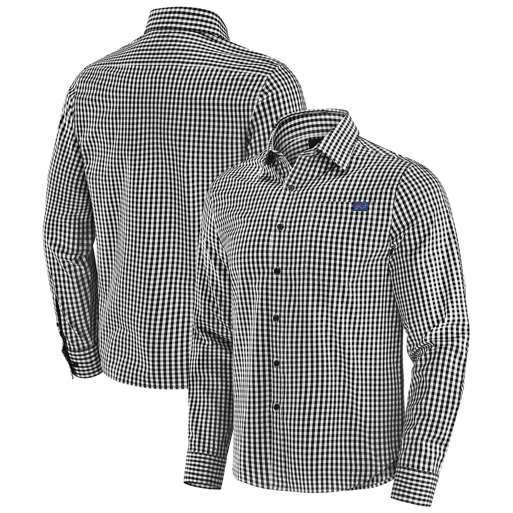 Chemise boutonnée à manches longues pour homme Buffalo Bills Dual Threat de J. Palmer Black