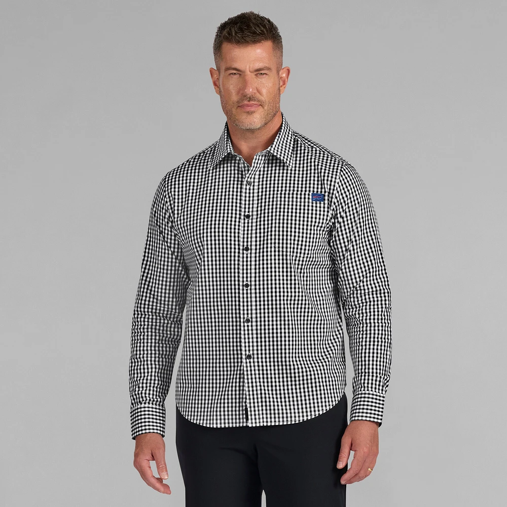 Chemise boutonnée à manches longues pour homme Buffalo Bills Dual Threat de J. Palmer Black