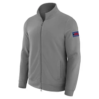 Sweat-shirt zippé pour homme J. Palmer Graphite Buffalo Bills QB1