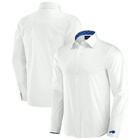 Chemise boutonnée à manches longues pour homme J. Palmer Buffalo Bills Man-In-Motion blanche