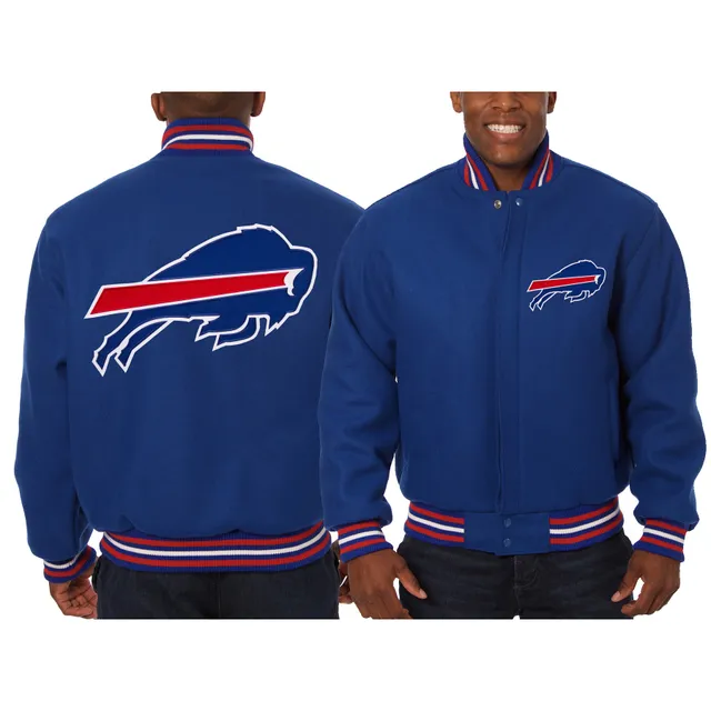 Lids Buffalo Bills JH Design Wool & Leather Reversible Jacket with