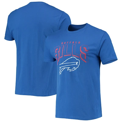 T-shirt avec logo audacieux des Royal Buffalo Bills de Junk Food pour hommes