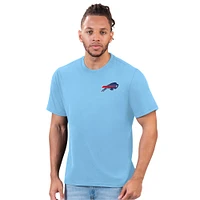 T-shirt bleu clair pour homme Margaritaville Buffalo Bills Time Flies