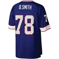 Maillot pour homme Mitchell & Ness Bruce Smith Royal Buffalo Bills 1990 Legacy Replica