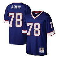 Maillot pour homme Mitchell & Ness Bruce Smith Royal Buffalo Bills 1990 Legacy Replica