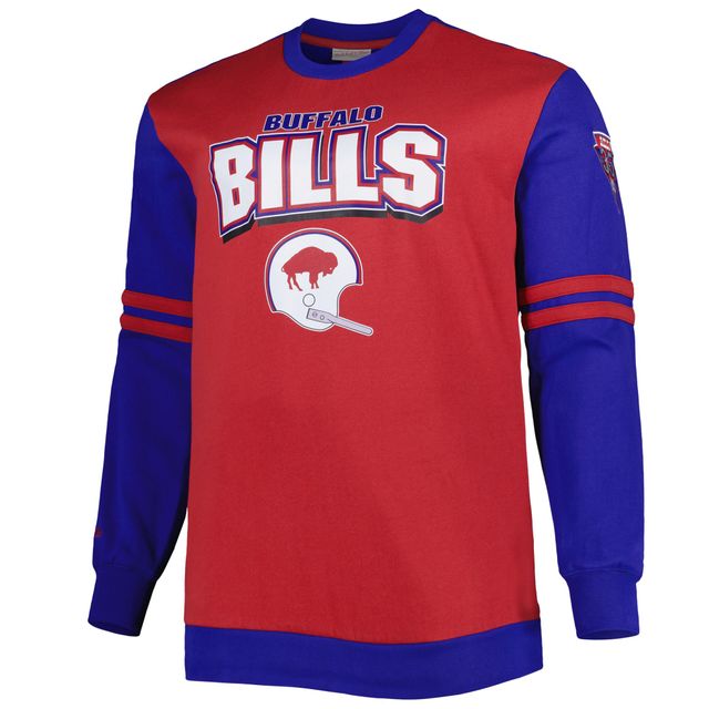 Lids Buffalo Bills Mitchell & Ness Split Body Tank Top - Royal/Red