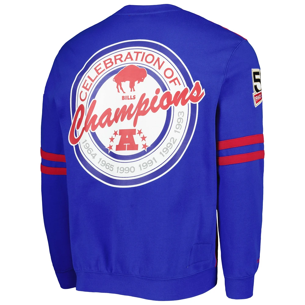 Chandail rouge Mitchell & Ness Buffalo Bills All Over 2.0 pour homme