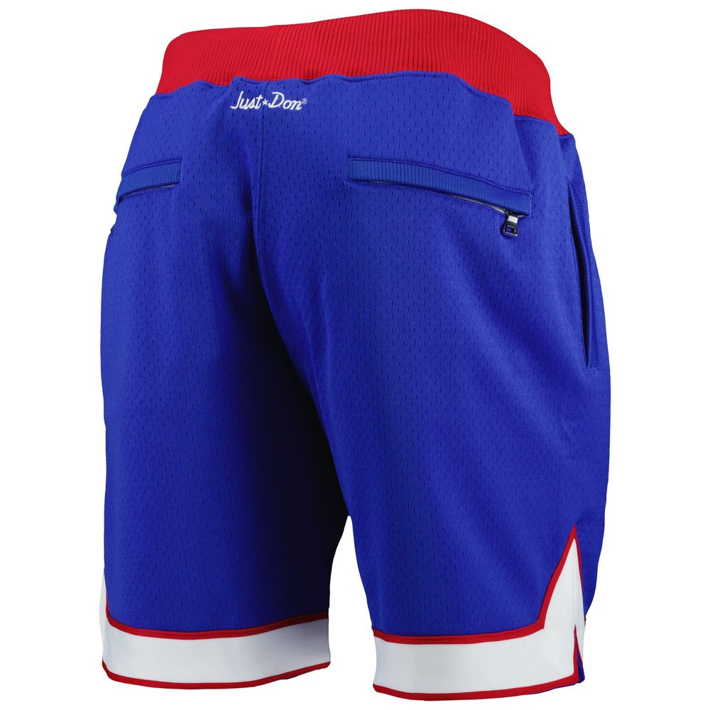 Men's Mitchell & Ness Royal Buffalo Bills 35th Anniversary Just Don Throwback Shorts