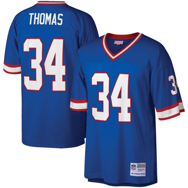 Maillot réplique Mitchell & Ness Thurman Thomas Royal Buffalo Bills Legacy pour hommes