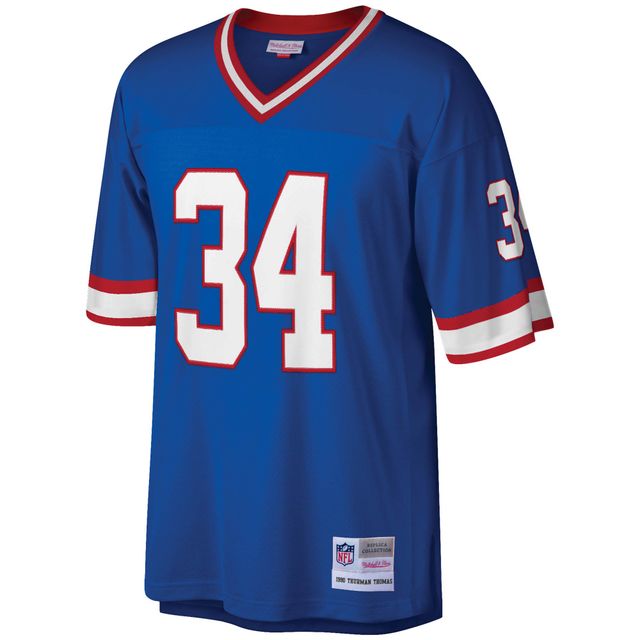 Maillot réplique Mitchell & Ness Thurman Thomas Royal Buffalo Bills Legacy pour hommes