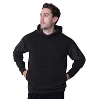 Sweat à capuche noir MSX by Michael Strahan pour homme avec logo Resolution des Buffalo Bills