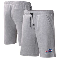 Short d'entraînement Buffalo Bills MSX by Michael Strahan gris chiné pour homme