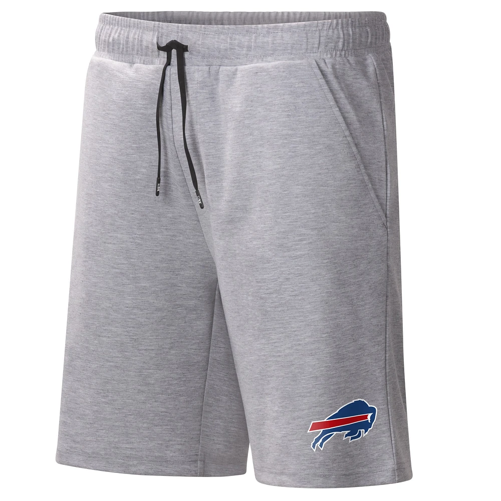 Short d'entraînement Buffalo Bills MSX by Michael Strahan gris chiné pour homme