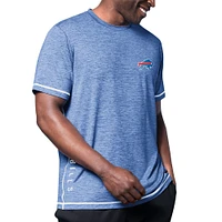 T-shirt MSX by Michael Strahan Royal Buffalo Bills Motion Space-Dye pour hommes