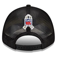 Casquette ajustable 9FORTY Snapback New Era pour homme Buffalo Bills 2021 Salute To Service Trucker noir/camouflage