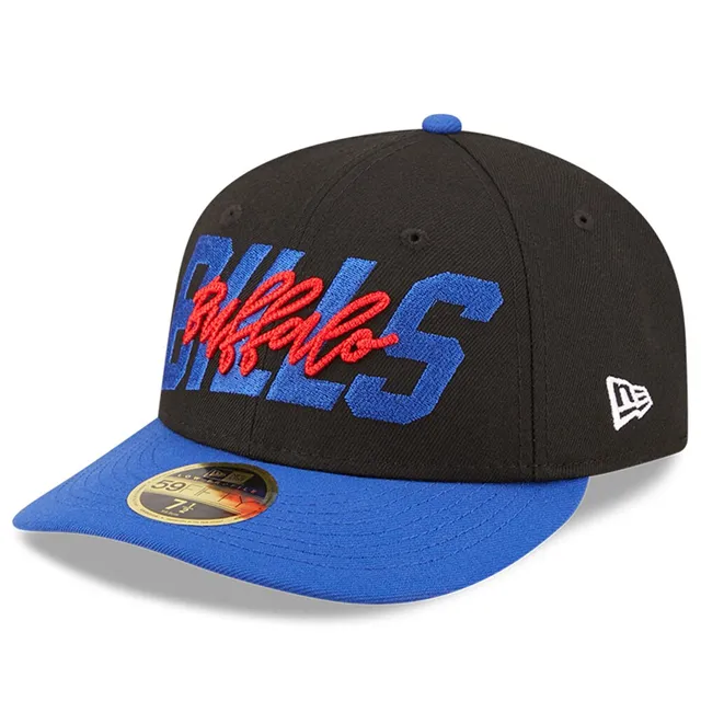 New Era Men's White Buffalo Bills Historic Logo Omaha Low Profile