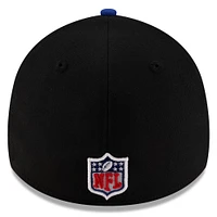 Casquette New Era 39THIRTY Flex noire/bleue pour homme, Buffalo Bills, draft NFL 2025