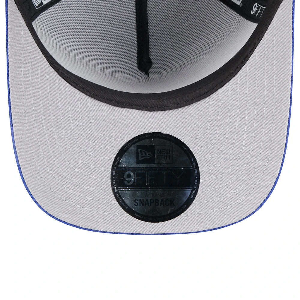 Casquette snapback 9FIFTY A-Frame noire/bleue New Era pour homme, Buffalo Bills, draft NFL 2025