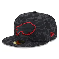 Lids New England Patriots Era Amoeba Camo 59FIFTY Fitted Hat - Black