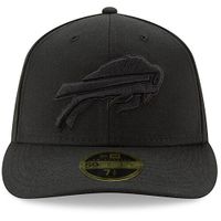 Men's New Era Black Buffalo Bills on Low Profile 59FIFTY II Fitted Hat