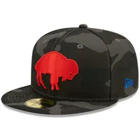 Buffalo Bills New Era B-Dub 59FIFTY Fitted Hat - Black