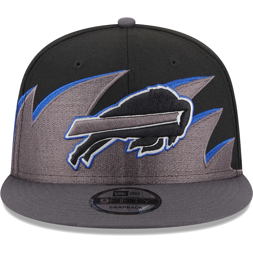 Casquette Snapback 9FIFTY noire Buffalo Bills Tidal New Era pour homme