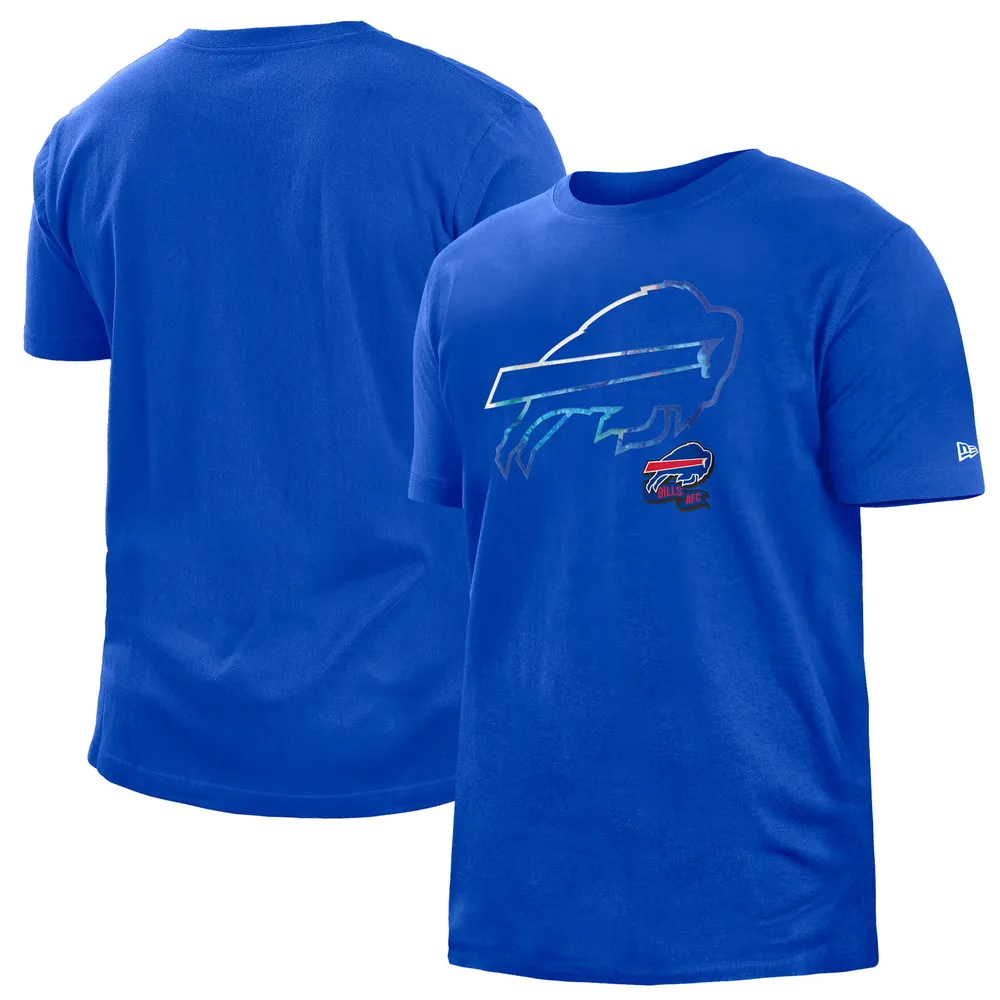 Men's New Era Heathered Gray/Royal Buffalo Bills 2022 Sideline