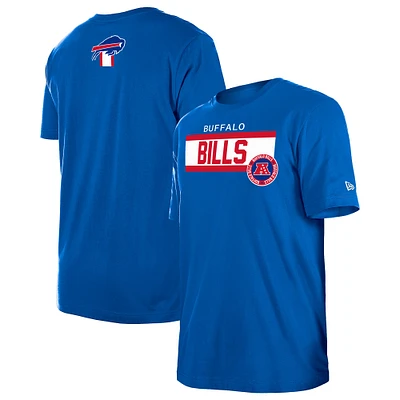 T-shirt imprimé haute densité Buffalo Bills 3rd Down bleu New Era pour homme