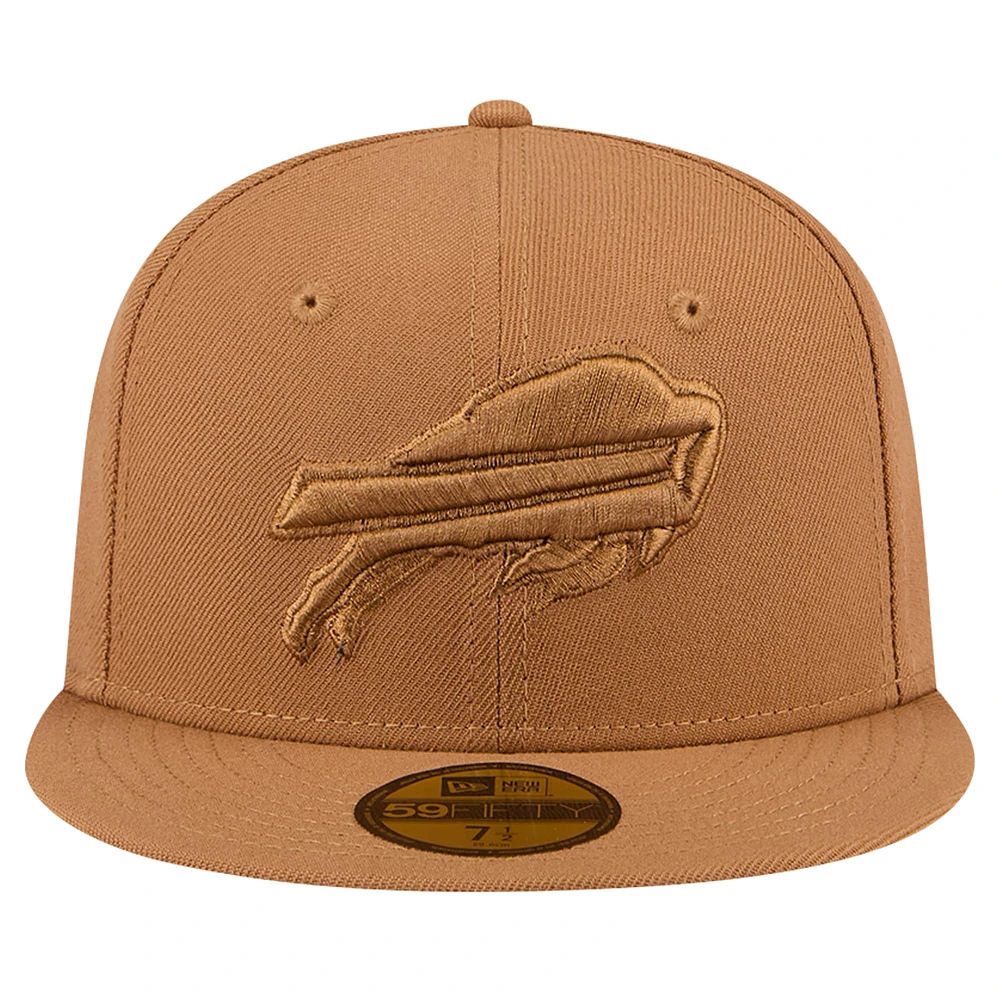 Casquette ajustée 59FIFTY New Era Buffalo Bills marron pour homme