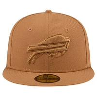 Casquette ajustée 59FIFTY New Era Buffalo Bills marron pour homme