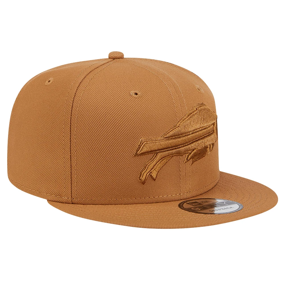 Casquette Snapback 9FIFTY New Era Buffalo Bills marron pour homme