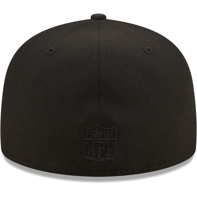 Casquette ajustée 59FIFTY Buffalo Bills New Era pour homme noir sur avec logo alternatif