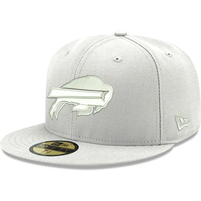 Men's New Era Gray Buffalo Bills City Describe 59FIFTY Fitted Hat