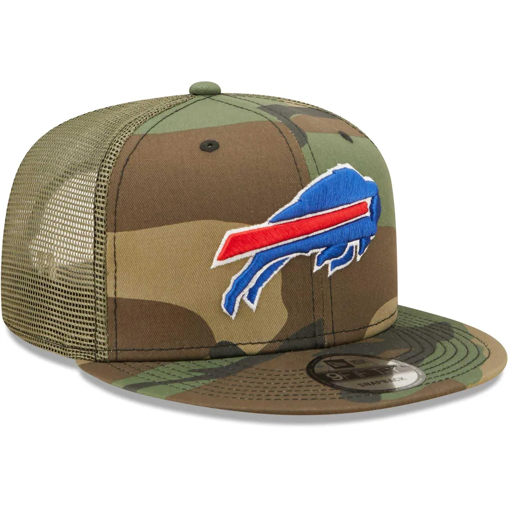 New Era Men's New Era Camo/Olive Buffalo Bills Trucker 9FIFTY Snapback Hat