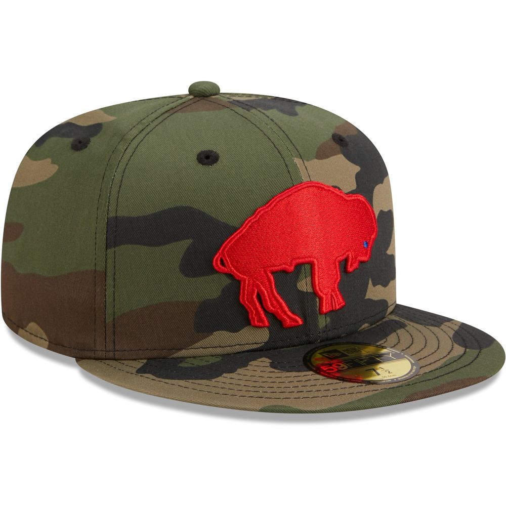 Buffalo Bills ARMY CAMO TRUCKER Hat by New Era