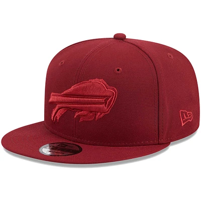 Men's New Era Cardinal Buffalo Bills Color Pack 9FIFTY Snapback Hat