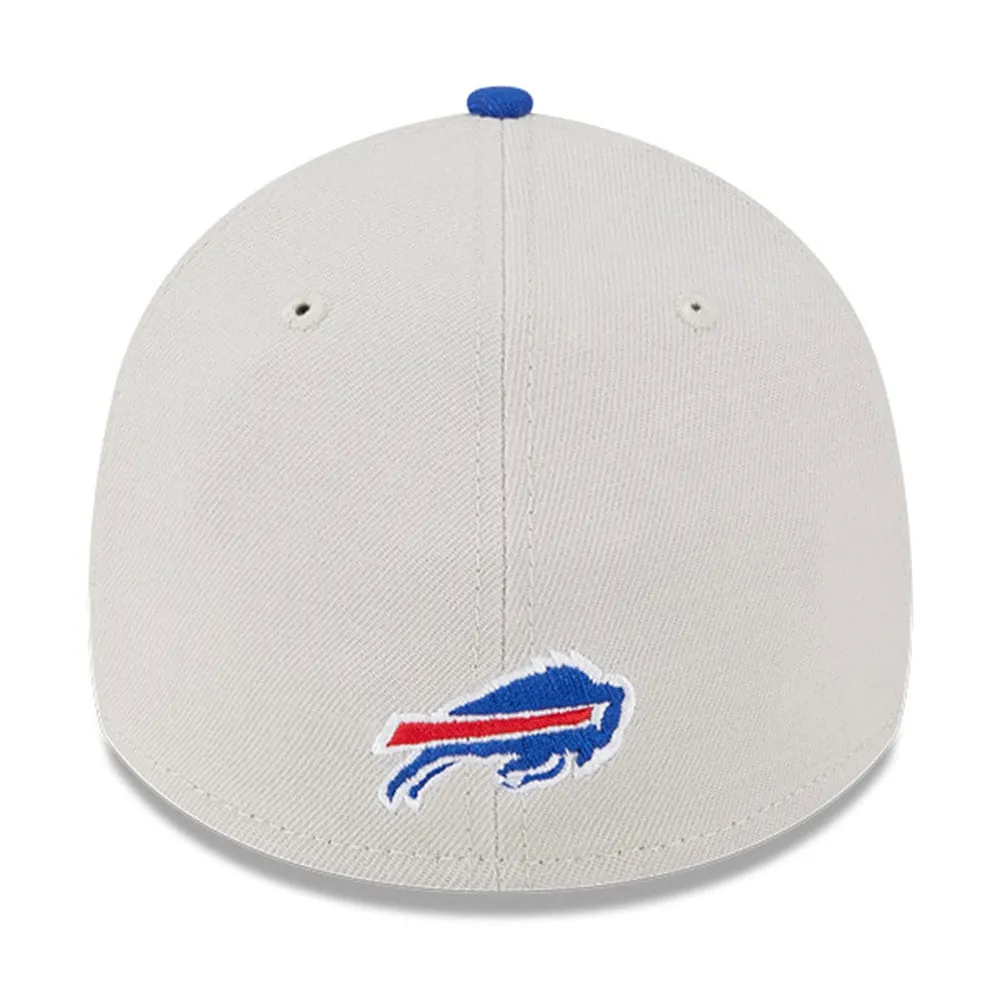 Casquette Flex New Era Buffalo Bills 2023 NFL Draft 39THIRTY crème pour homme