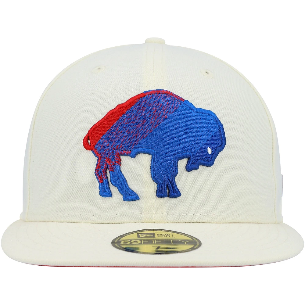 Casquette ajustée New Era Buffalo Bills Chrome Color Dim 59FIFTY pour homme